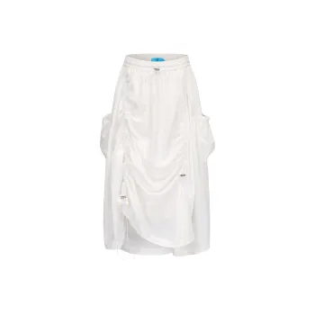 TRIP&CO Casual Long Skirt Women's White