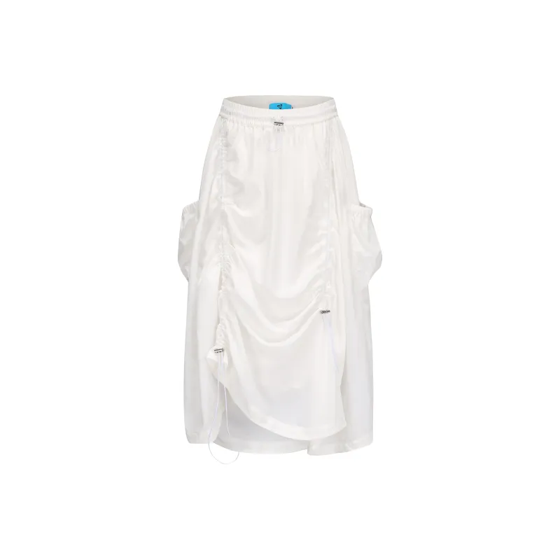 TRIP&CO Casual Long Skirt Women's White-0