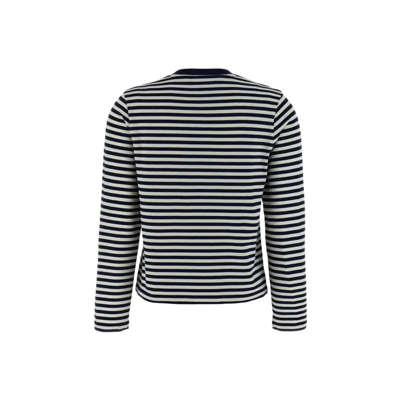 Maison Kitsune Striped T shirt-1