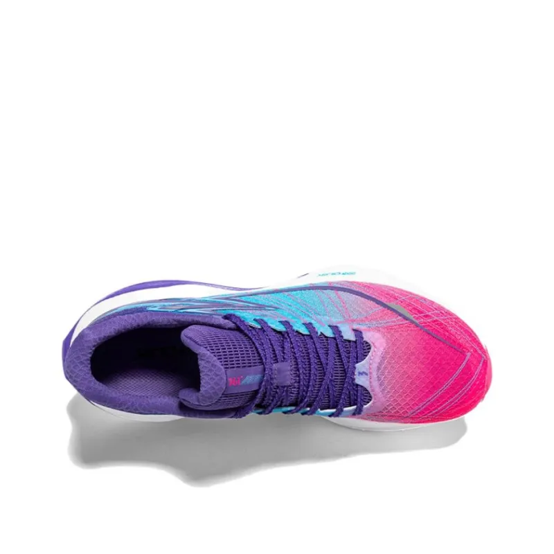 361° Type Abrasion Resistant Cushioning Height Increasing Low Top Casual Running Shoes Men's Pink Purple Blue-4