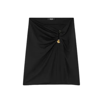 VERSACE Safety Pin Cover up Skirt