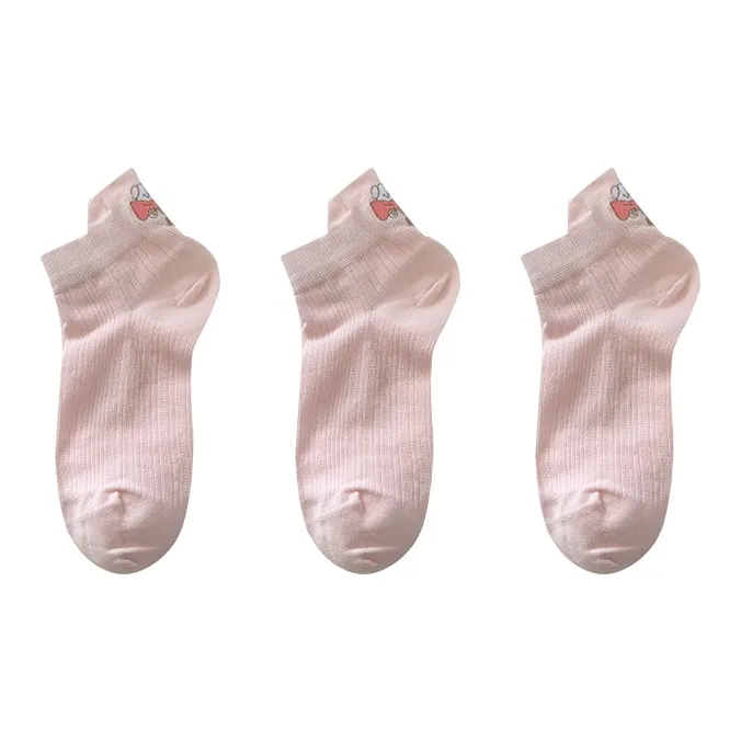 Moremoli Ankle Socks Women's 3 Pack-3