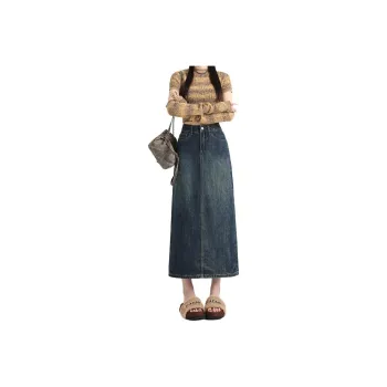 The New Age Family Denim Long Skirt Women's