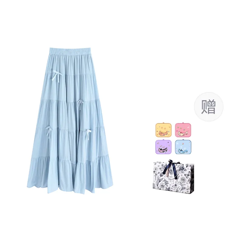 Garbege Casual Long Skirt Women's-8