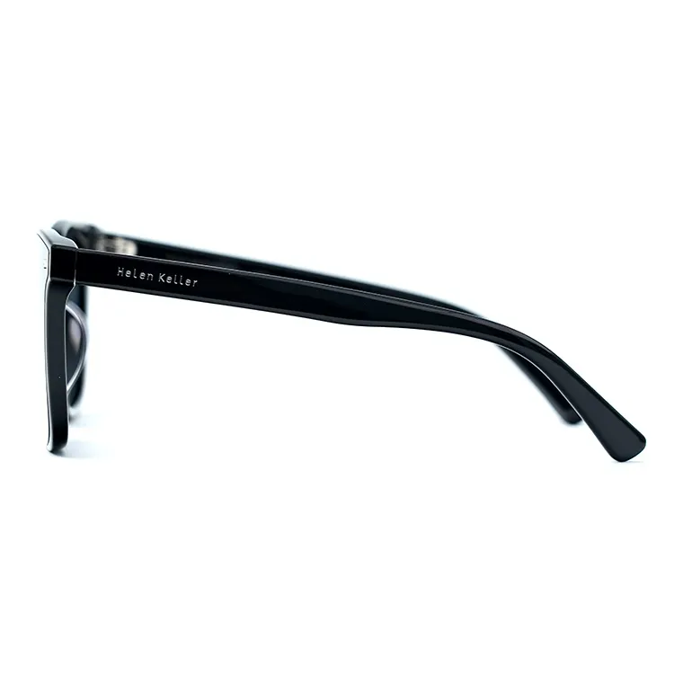 HELEN KELLER Plate Frame Square Sunglasses Unisex-3