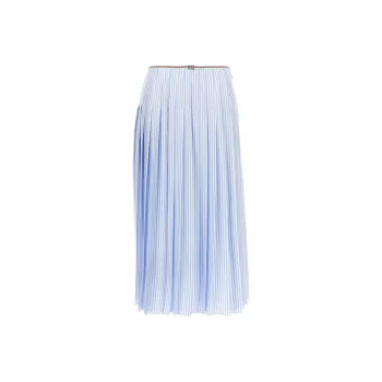 THOM BROWNE Twill Pleated Skirt