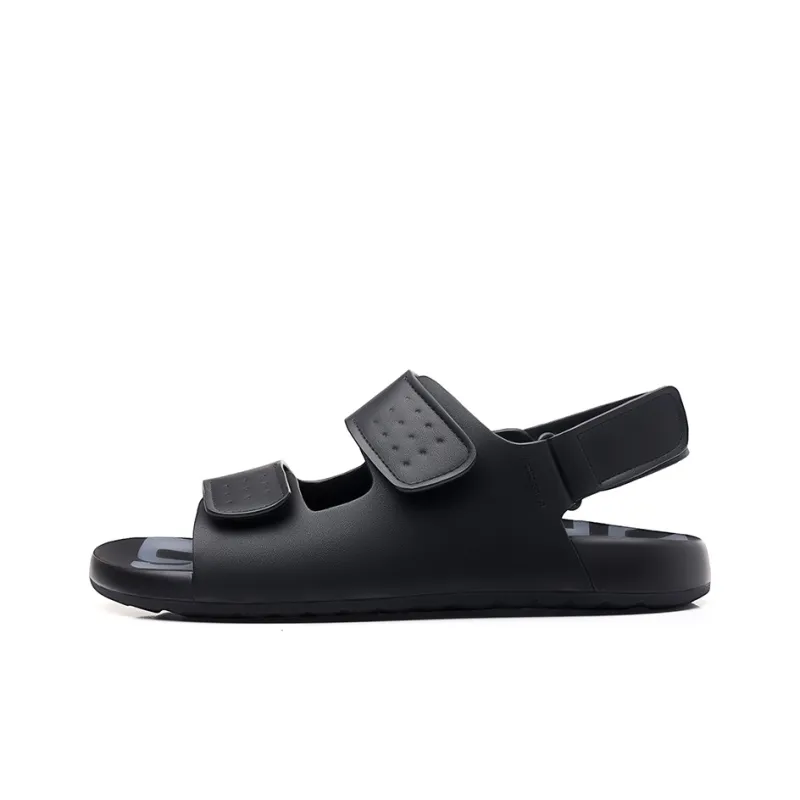 QIUTEXIONG Beach Sandals Men Black/Brown-0
