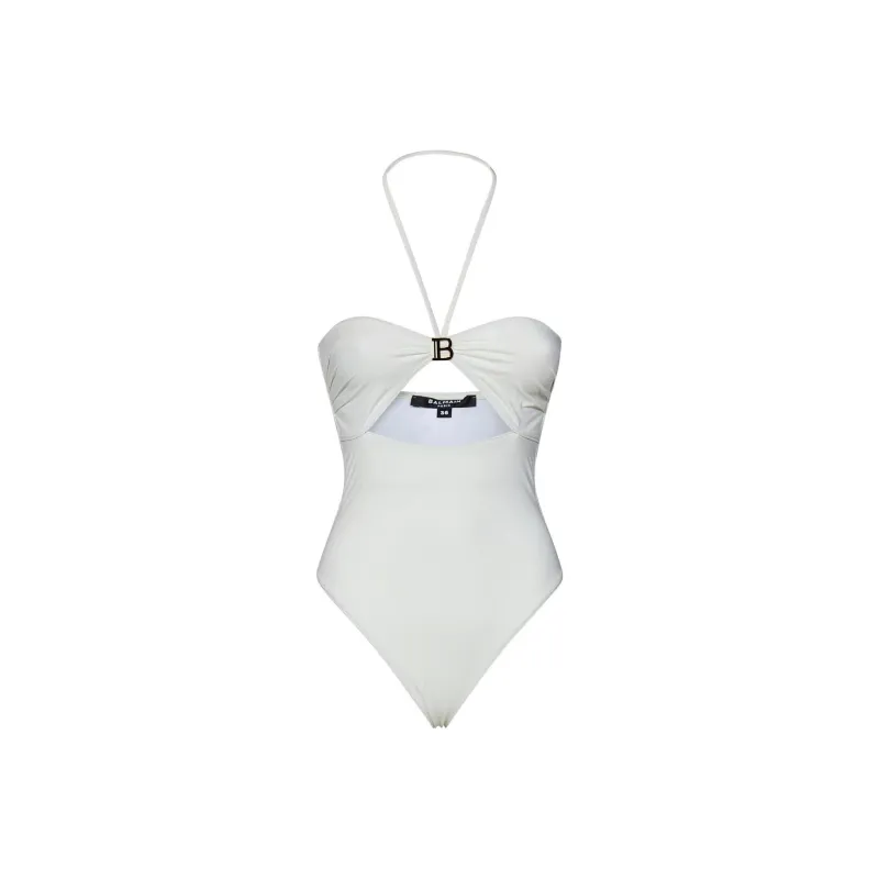 BALMAIN One-piece Swimsuit Women's White-0