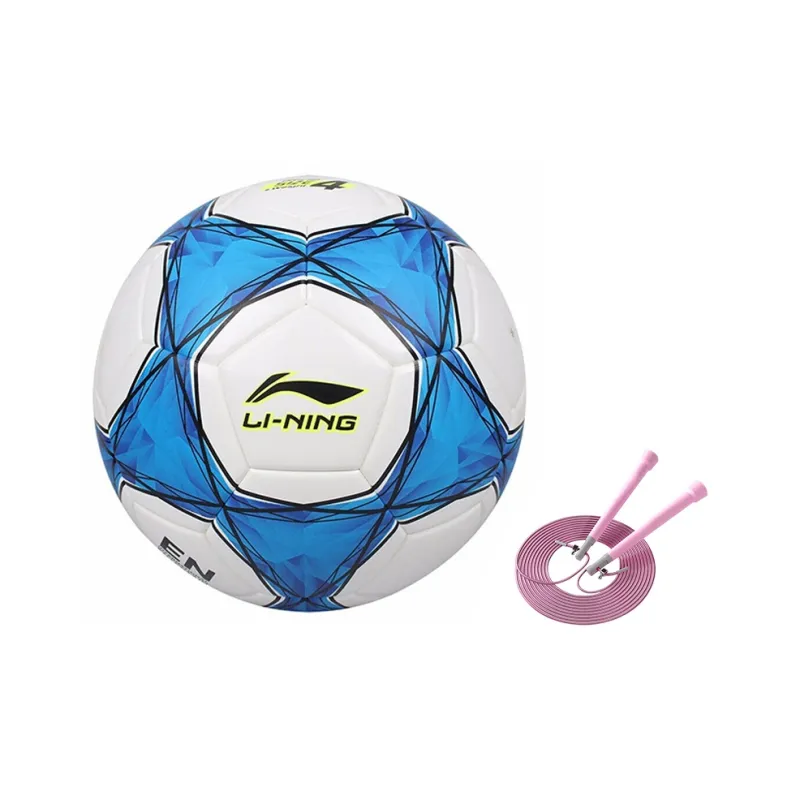 LiNing Size 4 Soccer TPU Seamless Thermal bonding Unisex Blue White-7