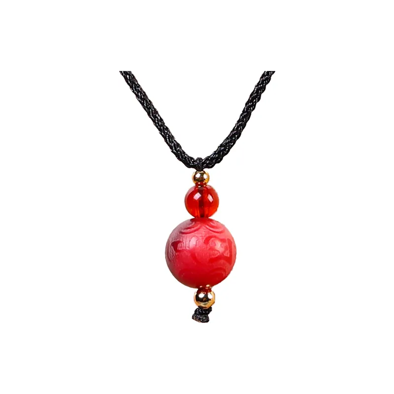 WUDE White Jade Bodhi Necklaces Unisex-5