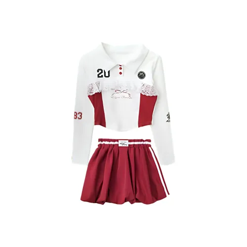 JOSR Two Piece Skirt Sets Women's