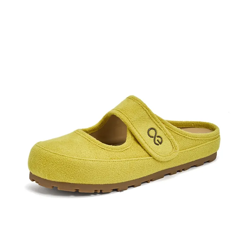 LINGPAO Rubber Sole Stitching Slip Resistant Closed Toe Slippers Women's-5