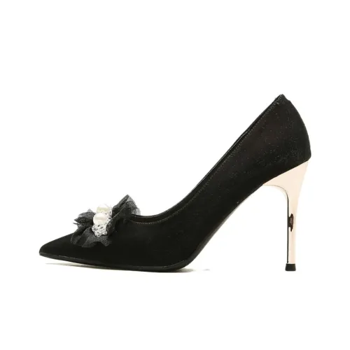 City camel High Heels Women's Champagne, White, Black