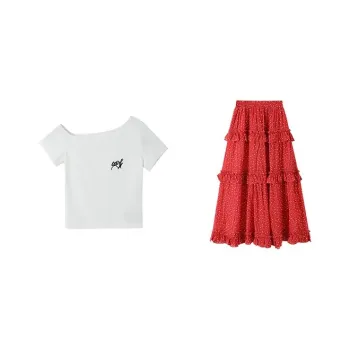 Udon House Two Piece Skirt Sets Women's