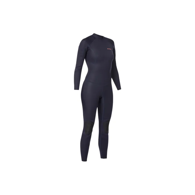 DECATHLON OLAIAN100 Collection SURF Wetsuit Women's Dark Navy Blue/Coral Pink-0