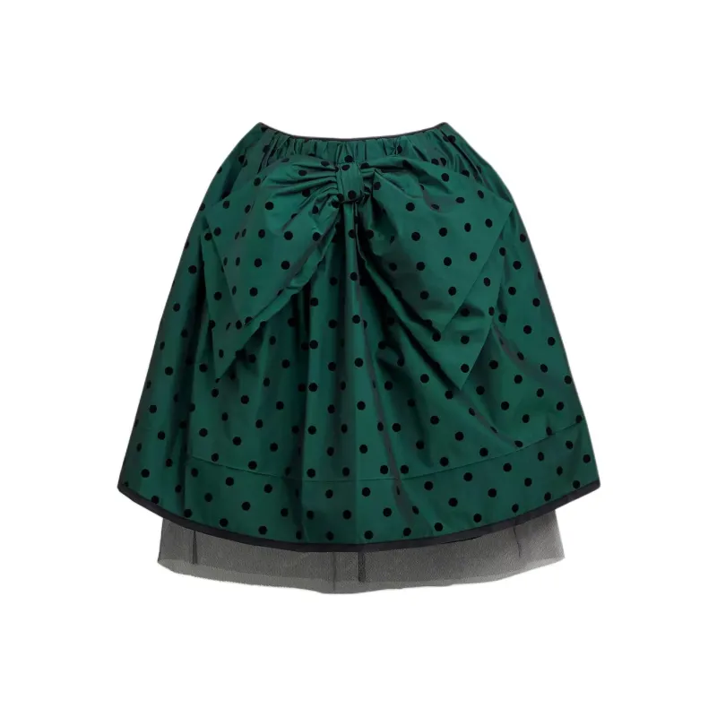 COACH FW24 Casual Long Skirt Women's Green-0
