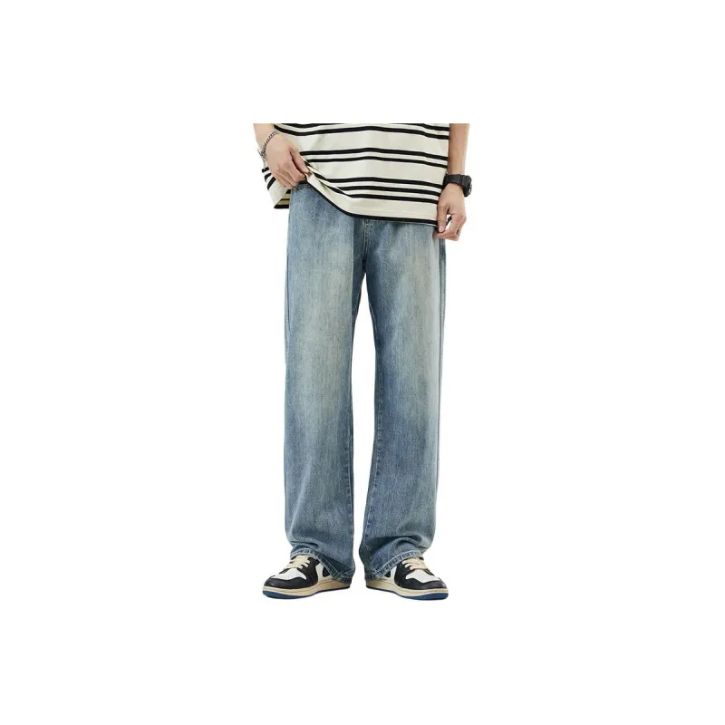 FAIRWHALE Jeans Unisex Light Blue-3