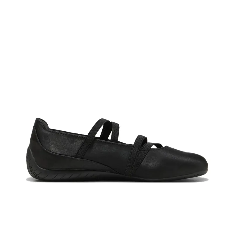 PUMA Speedcat Ballet Black Cool Dark Gray Satin Women's-1