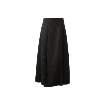 YALIDA Casual Long Skirts Women's Black