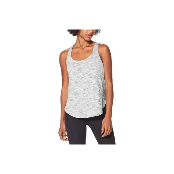 Lululemon Free To Be Serene Sport Vests Women's Gray White Airflow
