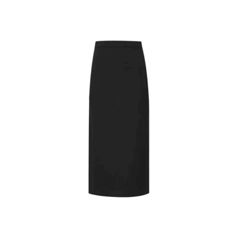PINKO FW23 Casual Long Skirt Women's Black-0