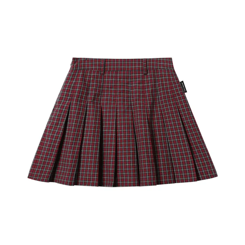 Apparition Casual Short Skirts Women's Cherry Red-0