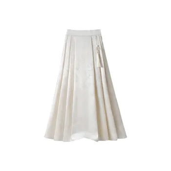 Cypress House Casual Long Skirt Women's Apricot