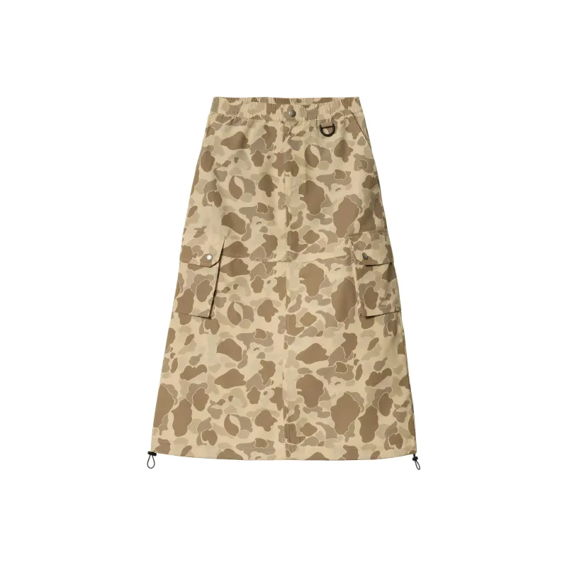Carhartt WIP W' Casual Long Skirt Women's Camouflage-0