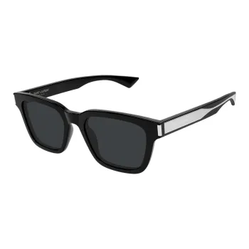 SAINT LAURENT Irregular Shape Sunglasses Unisex Black