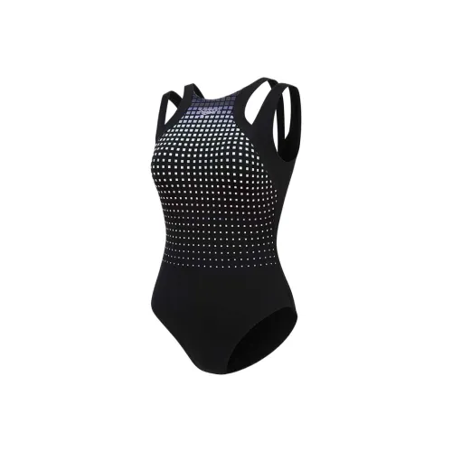 Speedo One piece Swimsuit Women's Black/Blue