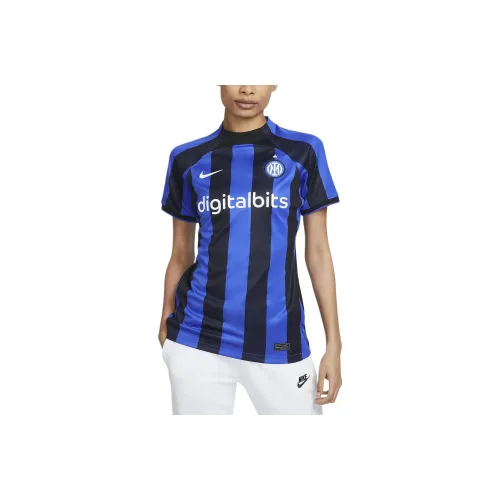 Nike Inter Milan 2022/23 Stadium Home Soccer Jerseys Women's Lyon Blue