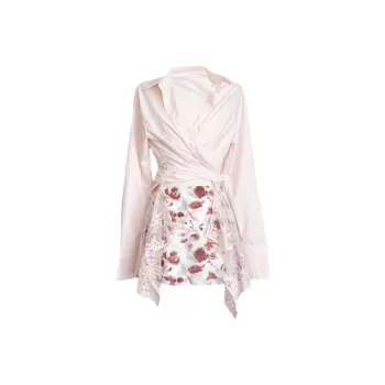 Udon House Skirt Set Women's Pink