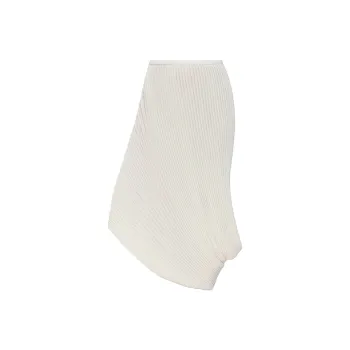 ISSEY MIYAKE Asymmetric Pleated Skirt