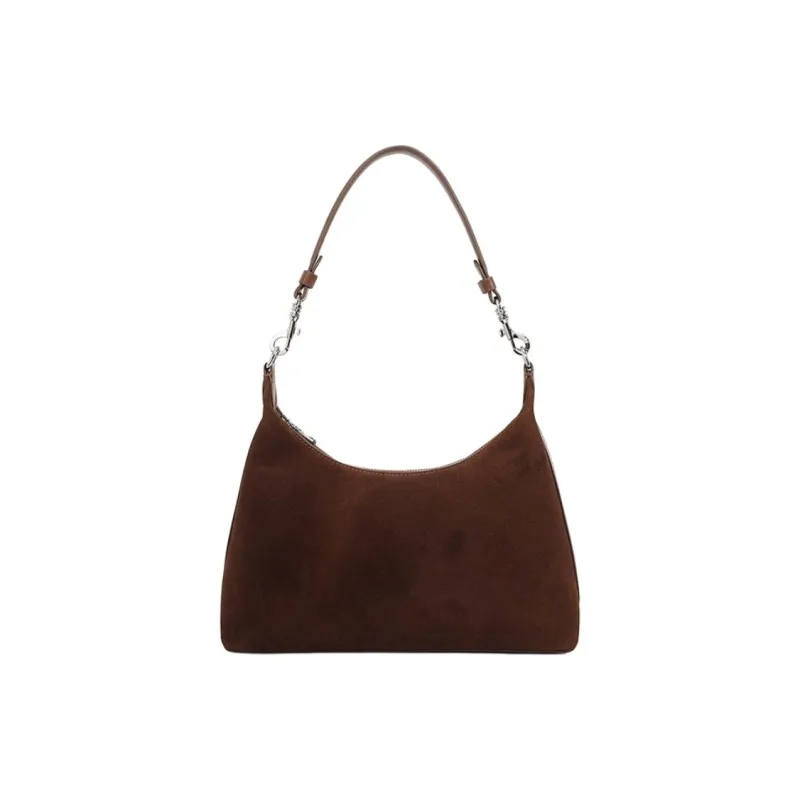 Bullrun Cow Leather Shoulder Bag, Handbag, Shoulder Bag Women's Burgundy, Brown, Coffee-1