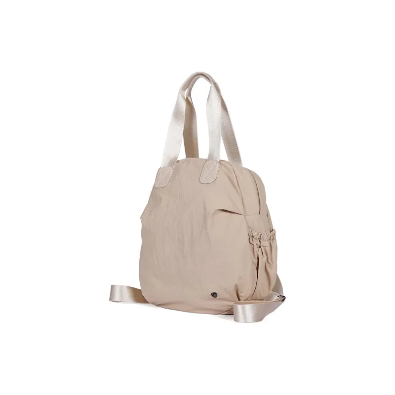 Dubaolu Fabric Backpack Large Size Women's Forest Green/Light Camel/Black-16