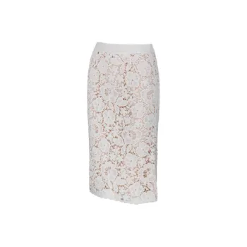 PAROSH Casual Long Skirts Women's White