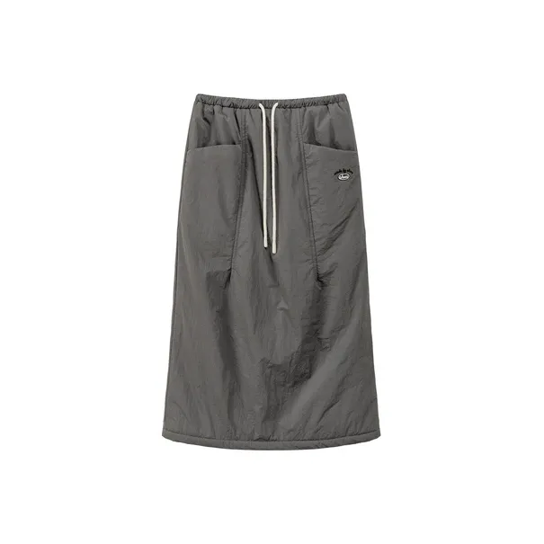 CHUU Casual Long Skirts Women's Carbon Gray-0