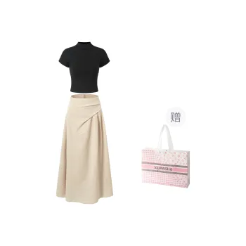 XUANSHU Two Piece Skirt Sets Women's