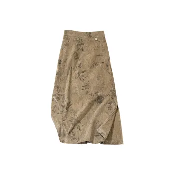 Cypress House Casual Long Skirt Women's Khaki
