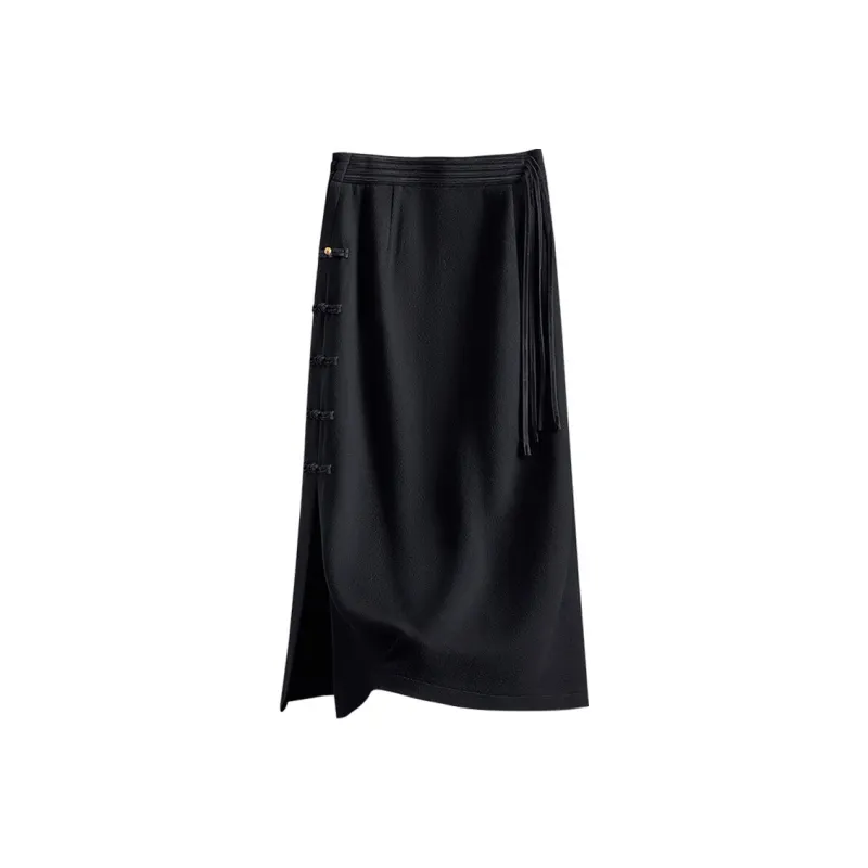 Cypress House Casual Long Skirt Women's Black-0