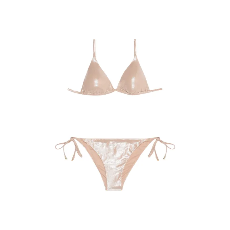 EMPORIO ARMANI Shimmer Triangle Bikini Set-0