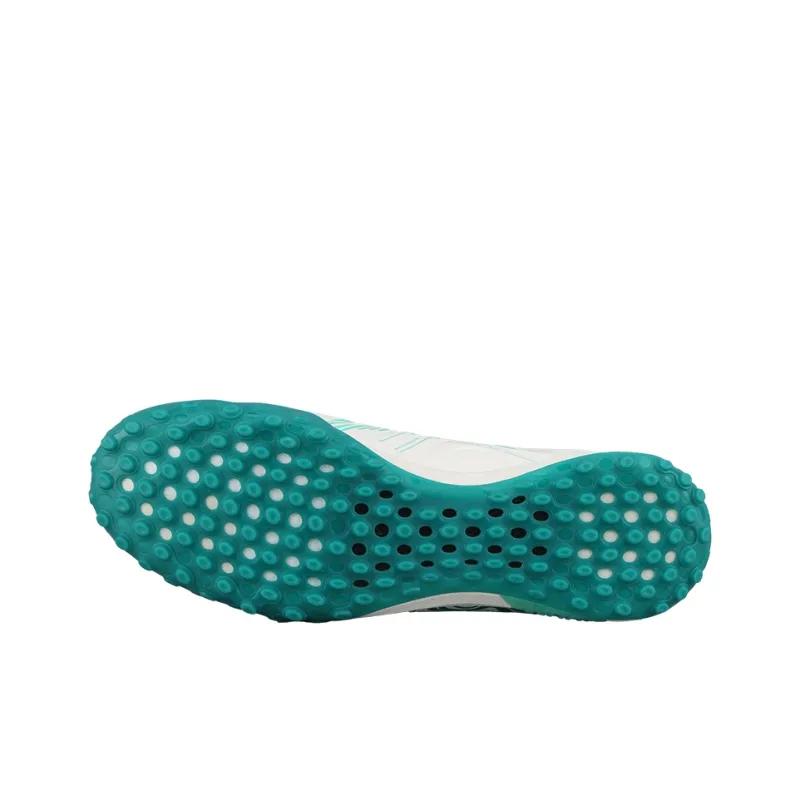 LiNing TF Rubber Broken Studs Artificial Ground Anti Slip Wear Resistant Soccer Shoes Unisex White Green-4