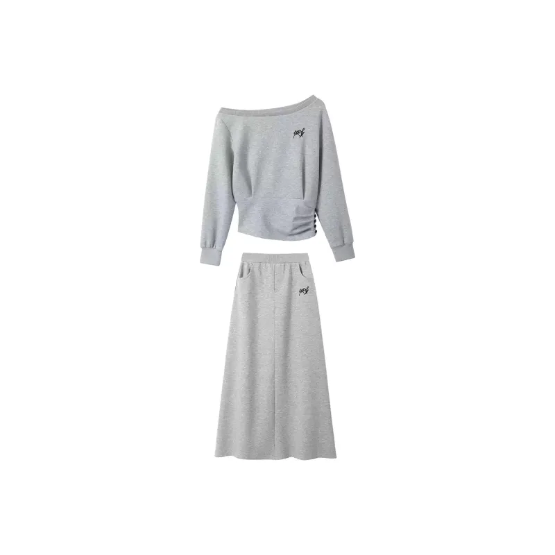 AHDO Two Piece Skirt Sets Women's-0