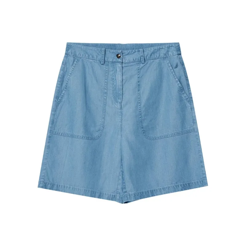 NAUTICA Denim Shorts Women's Washed Blue-0