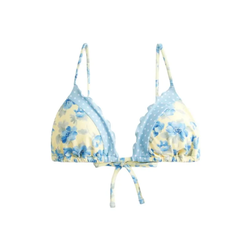 Hollister Two Piece Swimsuit Women's Yellow-0