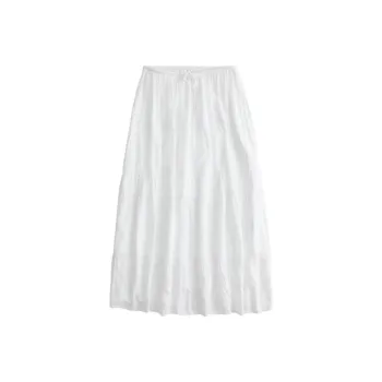 Hollister Casual Long Skirts Women's White