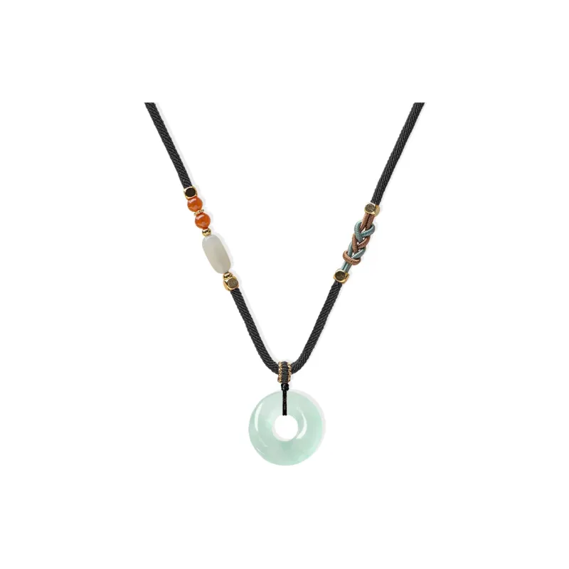 MISS TOOYA African Emerald Necklaces Unisex-0