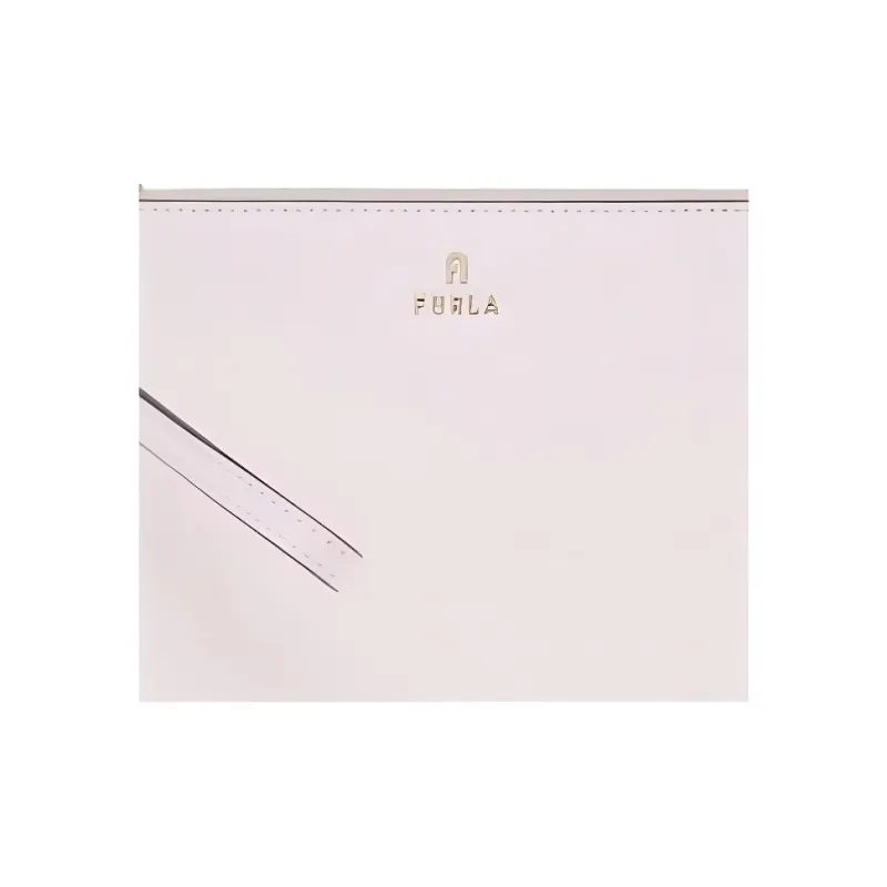 Furla Grained Calfskin Clutch Regular Women's Light Pink-3