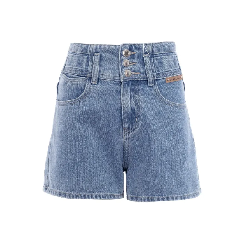 JESSYLINE Denim Shorts Women's Blue-0