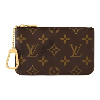 LOUIS VUITTON Coated Canvas Wallet Small Size Women's Brown